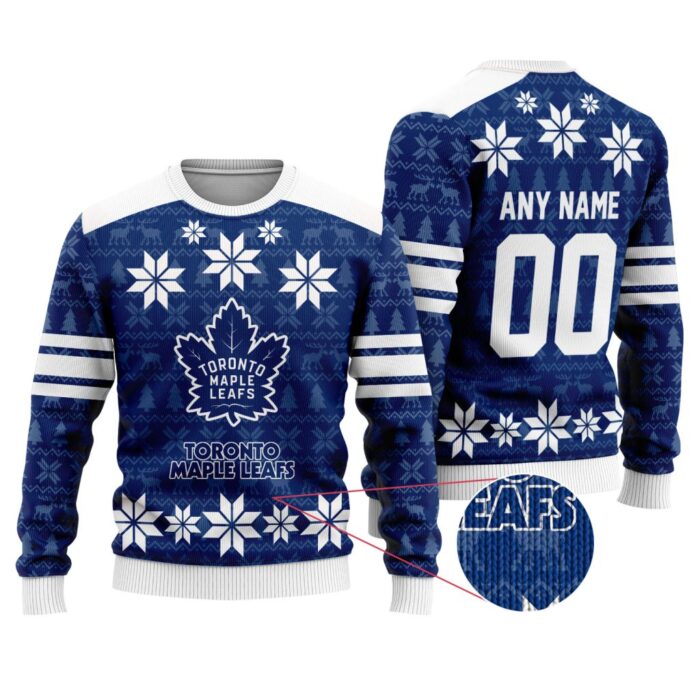 NHL Toronto Maple Leafs Special Ugly Sweater For Christmas FUL1132