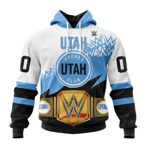 NHL Utah Hockey Club Special WWE Design Unisex Performance Hoodie