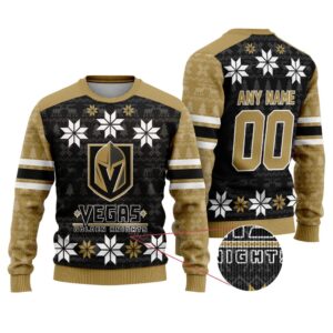 NHL Vegas Golden Knights Special Ugly Sweater For Christmas FUL1127