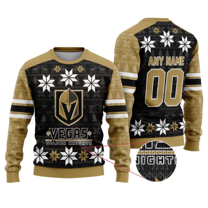 NHL Vegas Golden Knights Special Ugly Sweater For Christmas FUL1127