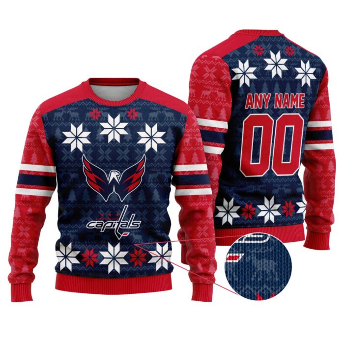 NHL Washington Capitals Special Ugly Sweater For Christmas FUL1126