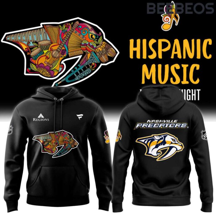 Nashville Predators x Hispanic Heritage Night Unisex Hoodie HBB1188