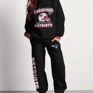 New England Patriots Sweatsuit Combo 3D Sweatshirt and Sweatpants CSP1847