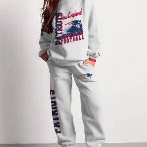 New England Patriots Sweatsuit Combo 3D Sweatshirt and Sweatpants CSP1848