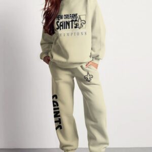 New Orleans Saints Sweatsuit Combo 3D Sweatshirt and Sweatpants CSP1788