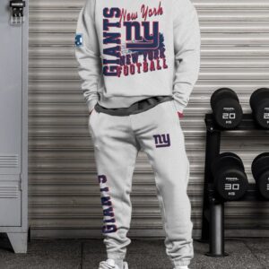 New York Giants Sweatsuit Combo 3D Sweatshirt and Sweatpants CSP1789