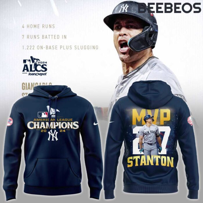 New York Yankees ALCS MVP Giancarlo Stanton Unisex Hoodie HBB1154