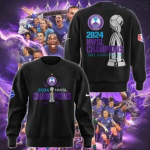 Orlando Pride 2024 NWSL Champions Black Sweatshirt BBS1000