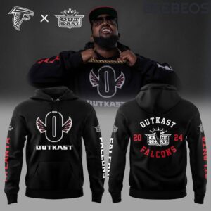 Outkast x Atlanta Falcons Black Unisex Hoodie HBB1112