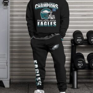 Philadelphia Eagles Sweatsuit Combo 3D Sweatshirt and Sweatpants CSP1647