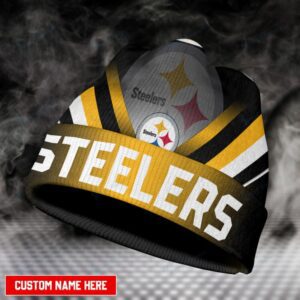 Pittsburgh Steelers Personalized Wool Beanie Hat WBH1102
