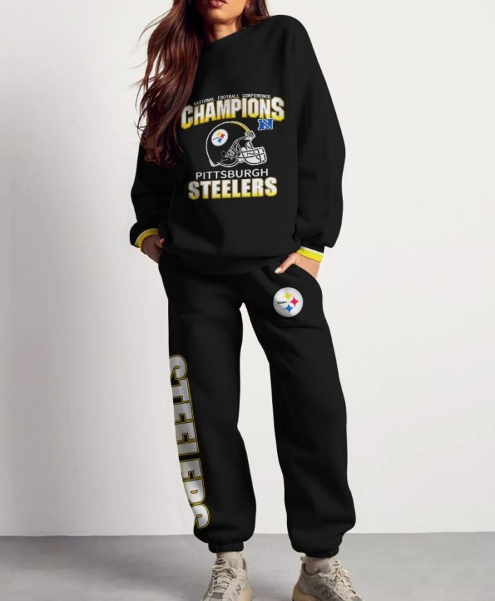 Pittsburgh Steelers Sweatsuit Combo 3D Sweatshirt and Sweatpants CSP1882