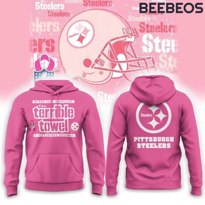 Pittsburgh Steelers The Terrible Towel Pink Unisex Hoodie HBB1204