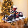 Red Bull Racing F1 Max Verstappen Custom Shape 2-sided Acrylic Car Ornament GRB1055