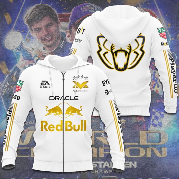 Red Bull Racing F1 Max Verstappen Performance Unisex Zip Hoodie GRB1133