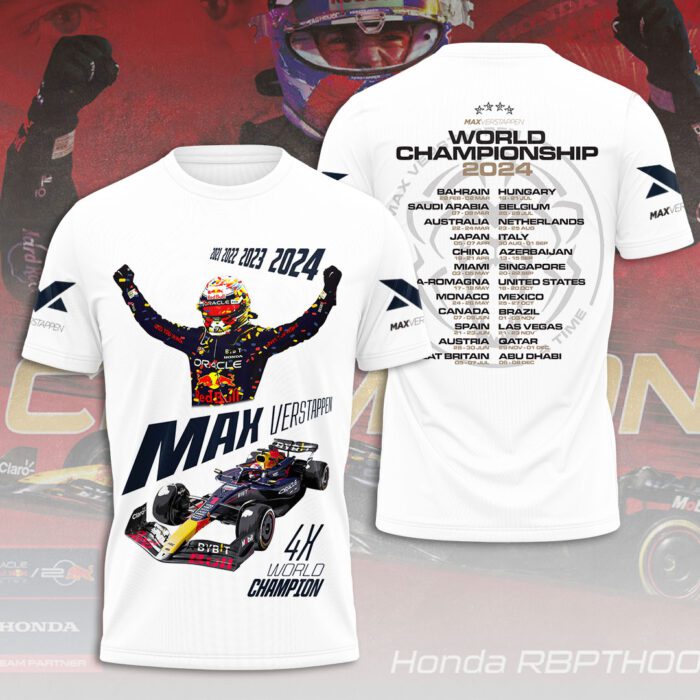 Red Bull Racing F1 Max Verstappen x MV1 Performance T-Shirt GRB1082