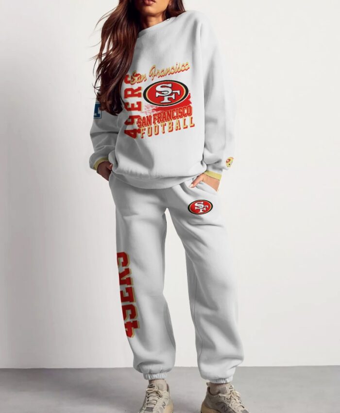 San Francisco 49ers Sweatsuit Combo 3D Sweatshirt and Sweatpants CSP1801