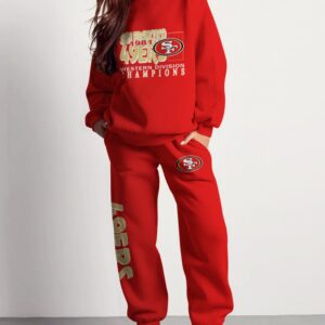 San Francisco 49ers Sweatsuit Combo 3D Sweatshirt and Sweatpants CSP1803