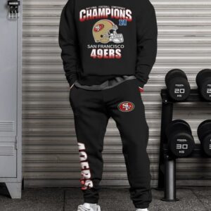 San Francisco 49ers Sweatsuit Combo 3D Sweatshirt and Sweatpants CSP1807