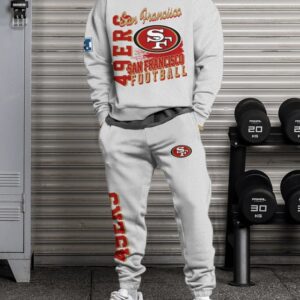 San Francisco 49ers Sweatsuit Combo 3D Sweatshirt and Sweatpants CSP1825