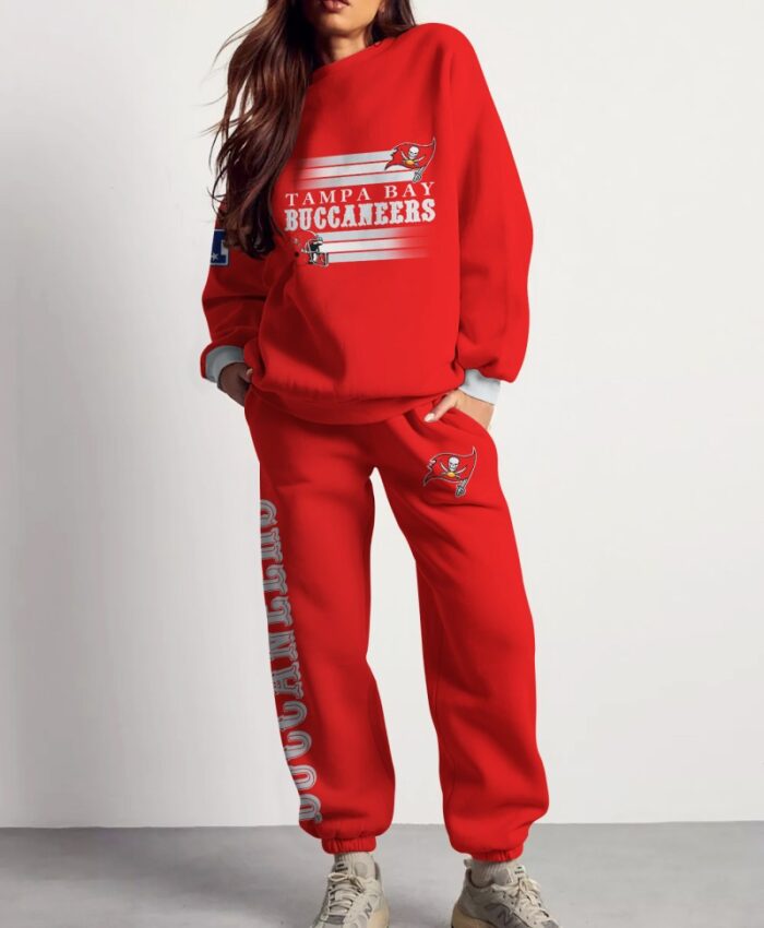 Tampa Bay Buccaneers Sweatsuit Combo 3D Sweatshirt and Sweatpants CSP1798