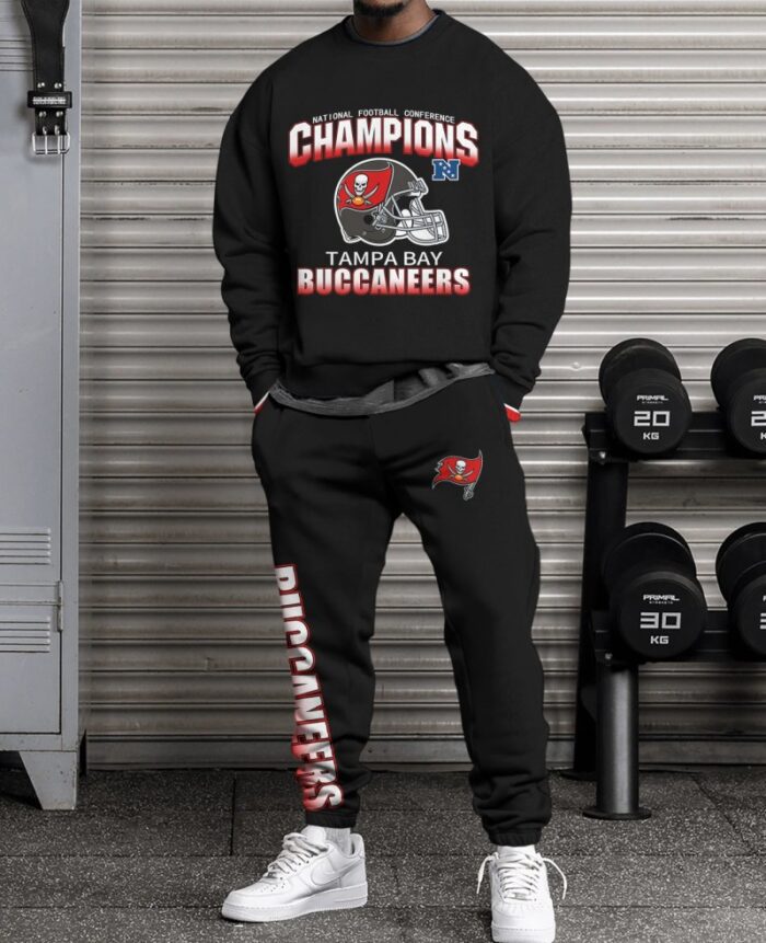 Tampa Bay Buccaneers Sweatsuit Combo 3D Sweatshirt and Sweatpants CSP1819