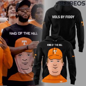 Tennessee Volunteers Basketball King Of The Hill Black Unisex Hoodie HBB1148