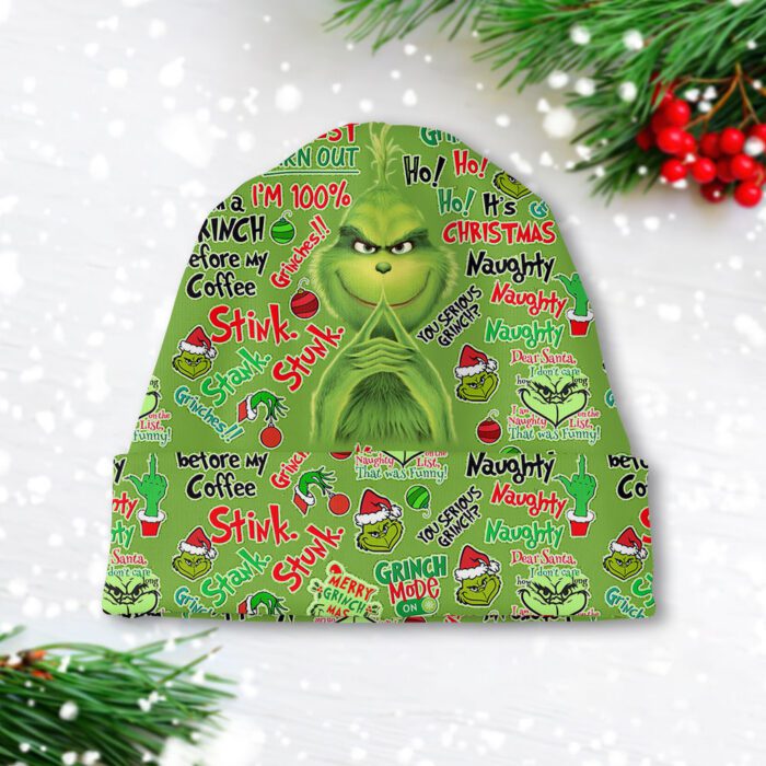 The Grinch Beanie Hat Wool Winter Hat WBH1162