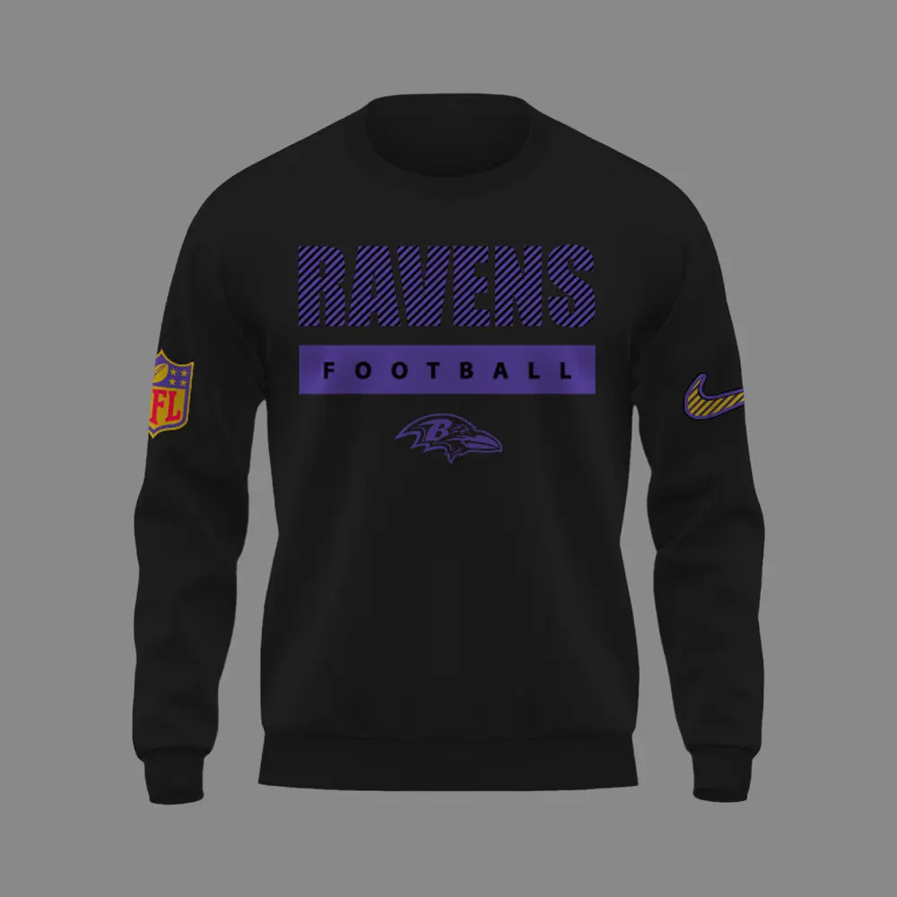 The Harbaugh Family Baltimore Ravens Sweatshirt -Black WHD1097