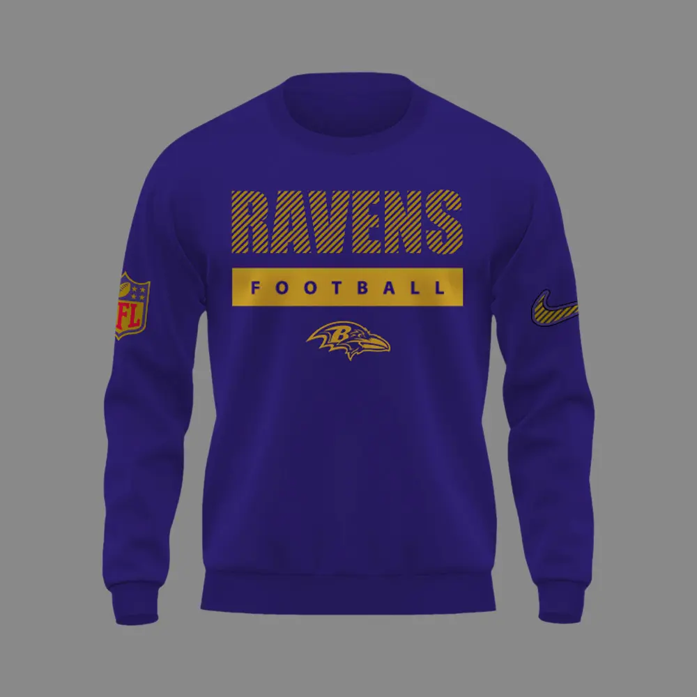 The Harbaugh Family Baltimore Ravens Sweatshirt - Purple WHD1098