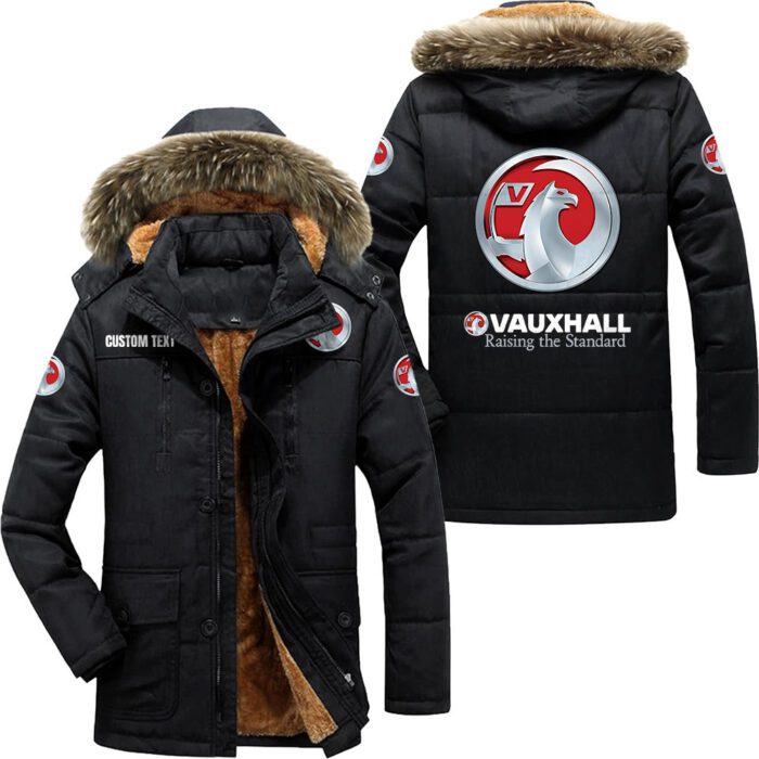 Vauxhall Hooded Fleece Parka Jacket Fleece Coat Winter Customize Name PJF1344