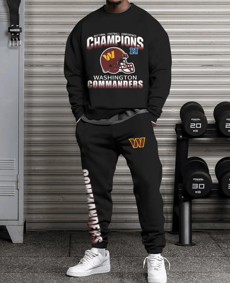 Washington Commanders Sweatsuit Combo 3D Sweatshirt and Sweatpants CSP1840