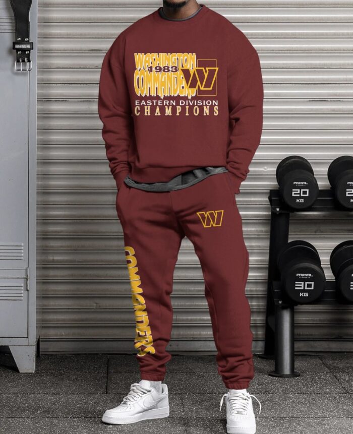 Washington Commanders Sweatsuit Combo 3D Sweatshirt and Sweatpants CSP1841