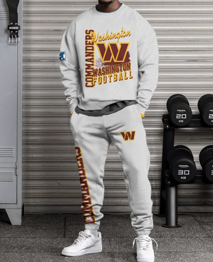 Washington Commanders Sweatsuit Combo 3D Sweatshirt and Sweatpants CSP1842