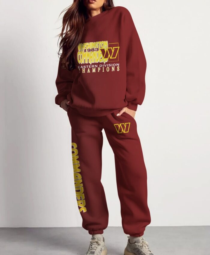 Washington Commanders Sweatsuit Combo 3D Sweatshirt and Sweatpants CSP1843