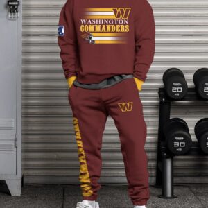 Washington Commanders Sweatsuit Combo 3D Sweatshirt and Sweatpants CSP1844