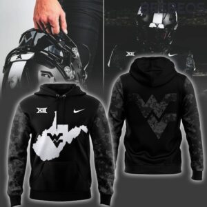 West Virginia Mountaineers Coal Rush Blackout Unisex Hoodie HBB1207