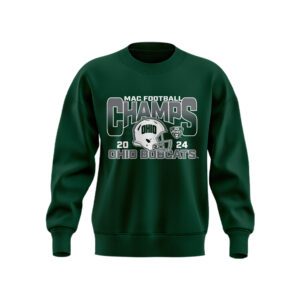 2024 Mac Champions Ohio Bobcats Football Sweatshirt BCT1012