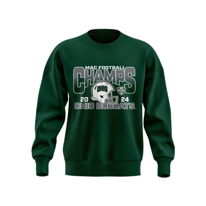 2024 Mac Champions Ohio Bobcats Football Sweatshirt BCT1012