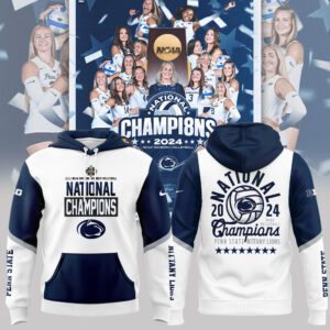 2024 NCAA Volleyball Champions Penn State Women's Volleyball Hoodie BHD6108