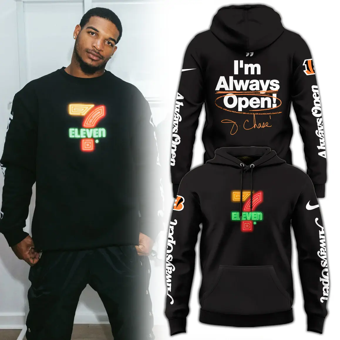 Always Open 7eleven Ja'marr Chase WUH3103