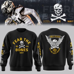 Angel Of Death Jolly Rogers Navy Midshipmen Sweatshirt BCT1039