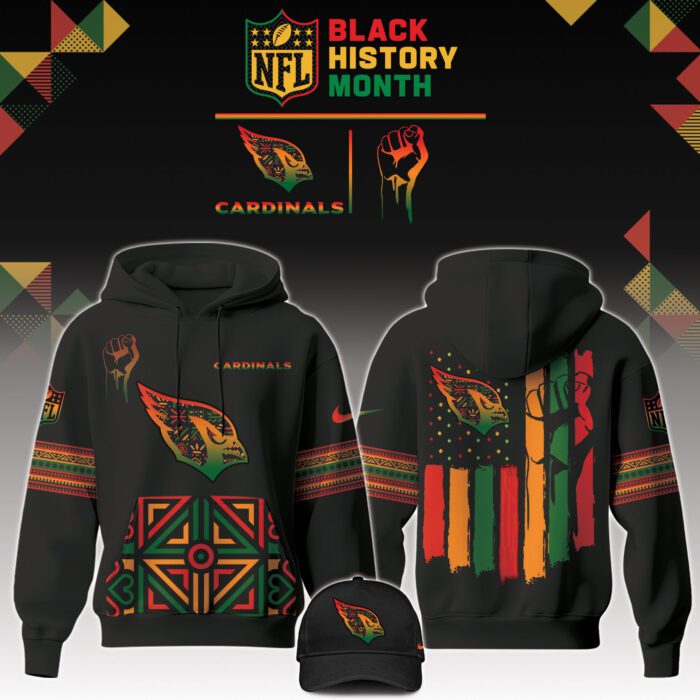 Arizona Cardinals NFL Black History Month Unisex Hoodie Set GHS2004