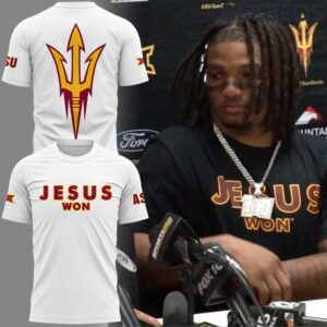 Arizona State Sun Devils JESUS WON White Shirt