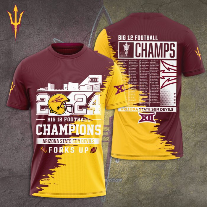 Arizona State Sun Devils football Performance Unisex T-Shirt CGN5287