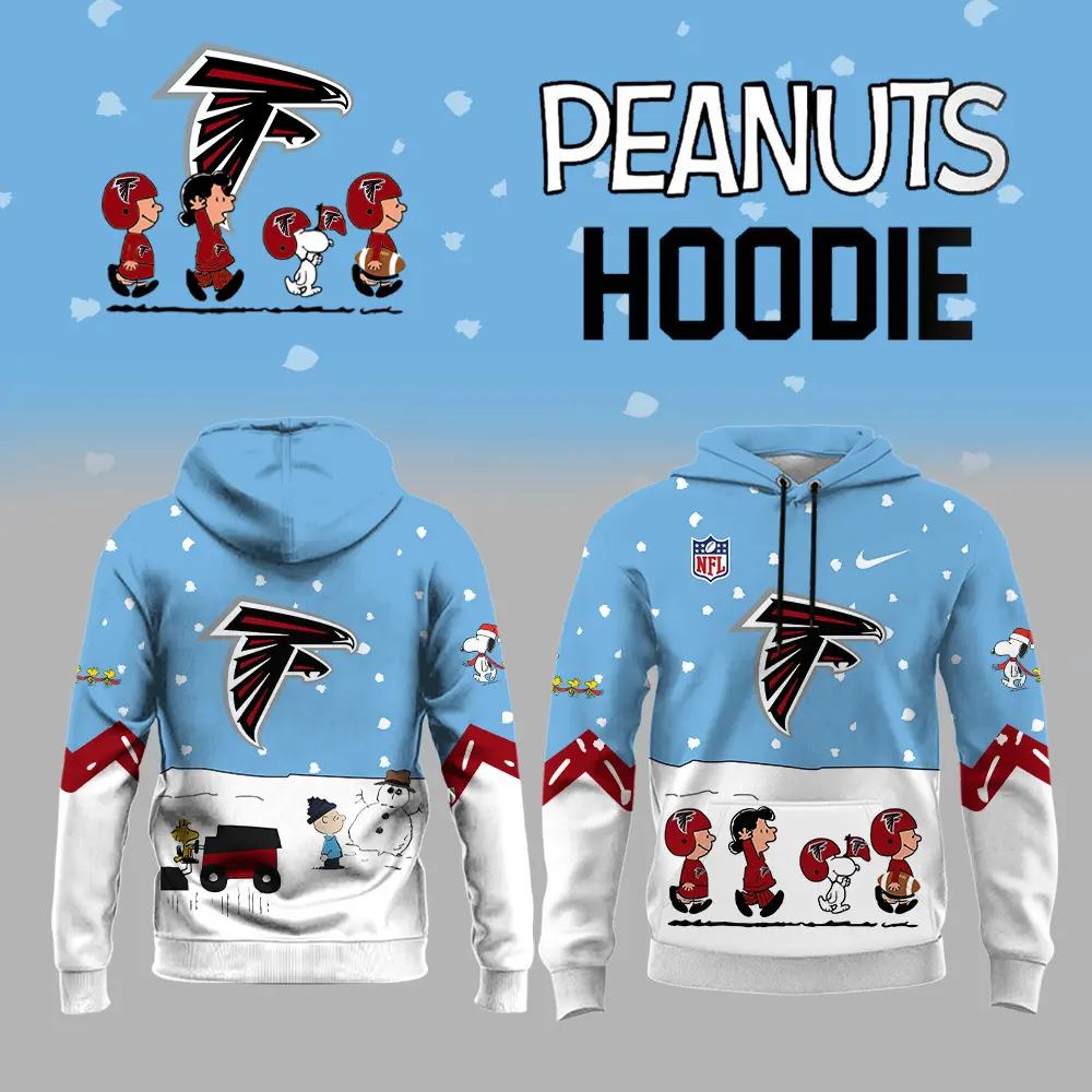 Atlanta Falcons NFL Peanuts Snoopy Night Nike Unisex Hoodie