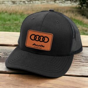 Audi Personalized Leather Patch Cap LPC1110