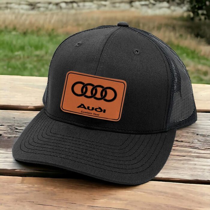 Audi Personalized Leather Patch Cap LPC1110