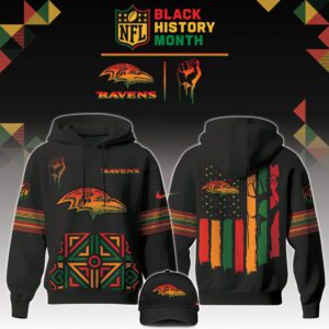 Baltimore Ravens NFL Black History Month Unisex Hoodie Set GHS2005