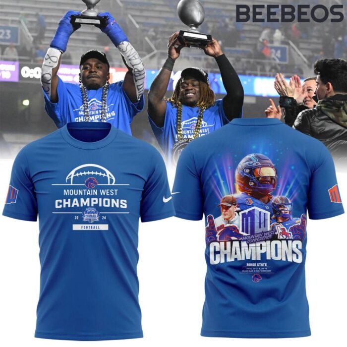 Boise State Broncos 2024 Mountain West Champions Premium Limited Edition Shirt